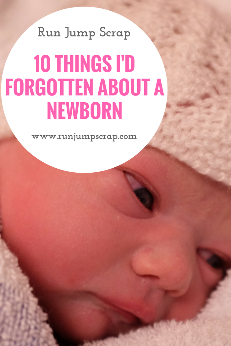 10 things I'd forgotten about a newborn