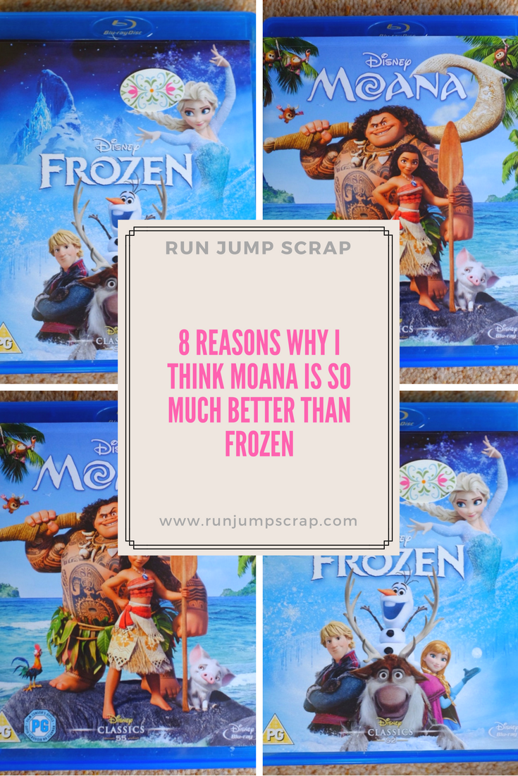 8 Reasons why I think Moana is better than frozen