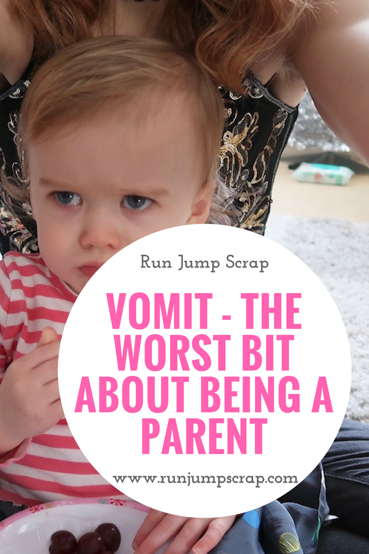 vomit - worst bit about being a parent