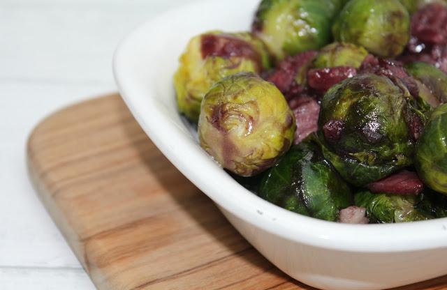 pancetta and red wine brussel sprouts