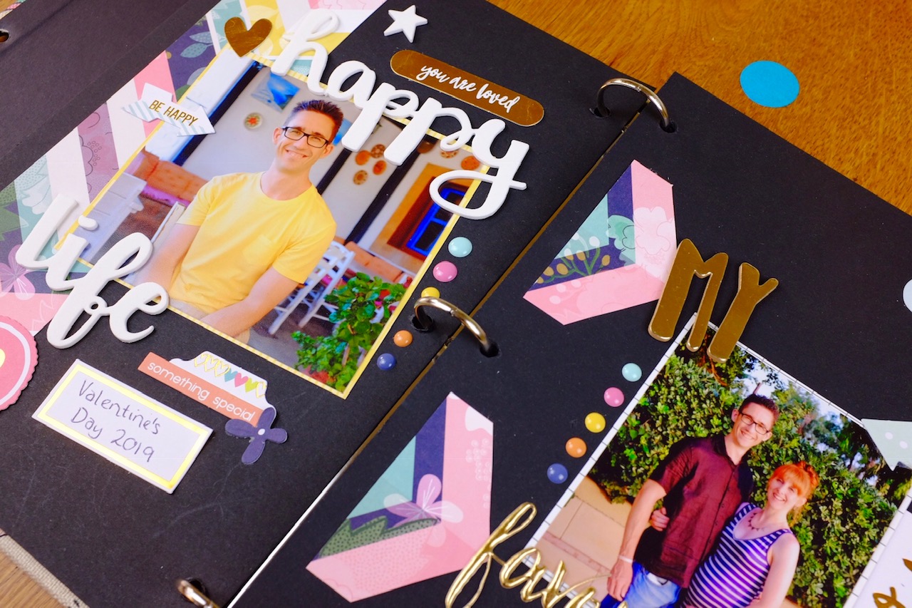 How to Create a Valentine’s Scrapbook with Veesun | AD