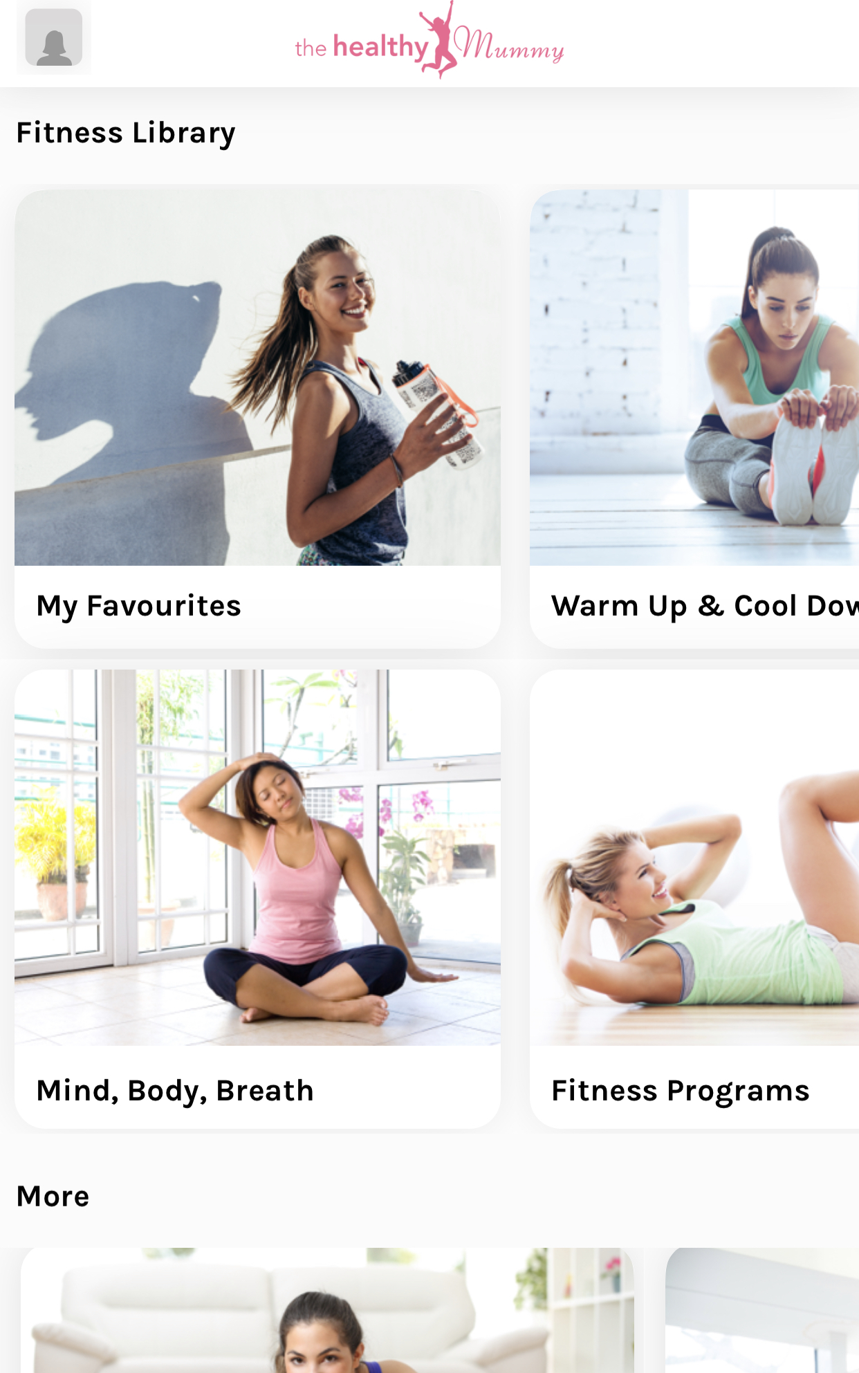 Healthy Mummy App fitness screenshot