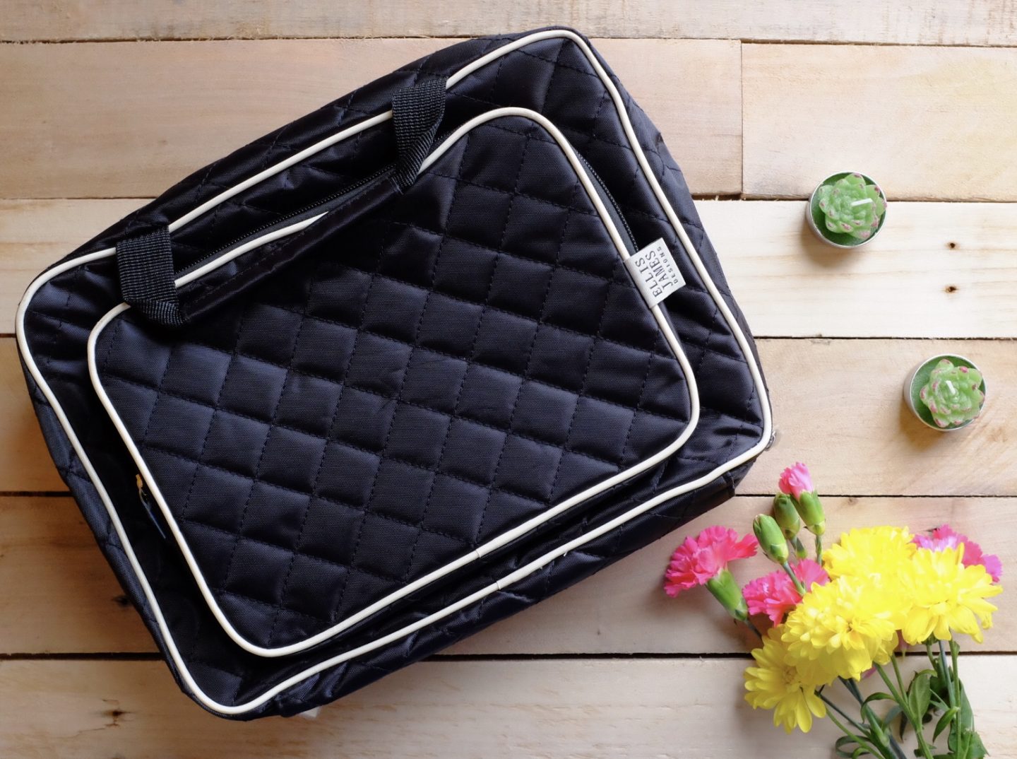 quilted Hanging Toiletry Organiser from Ella James Designs
