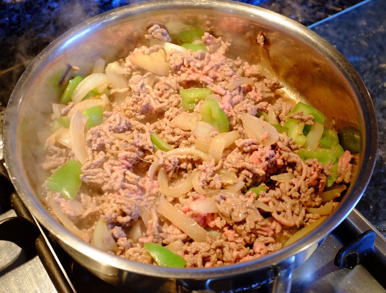 browning beef mince