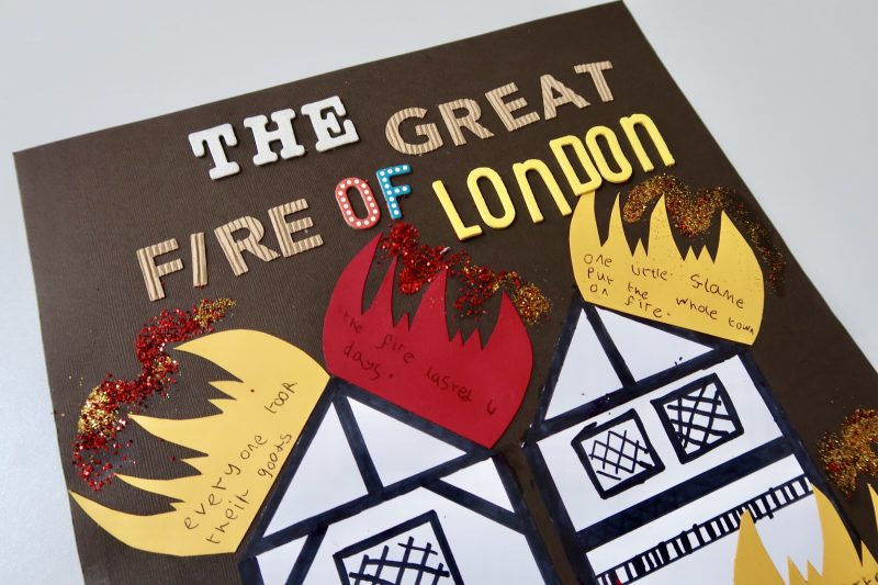 The great fire of London crafts