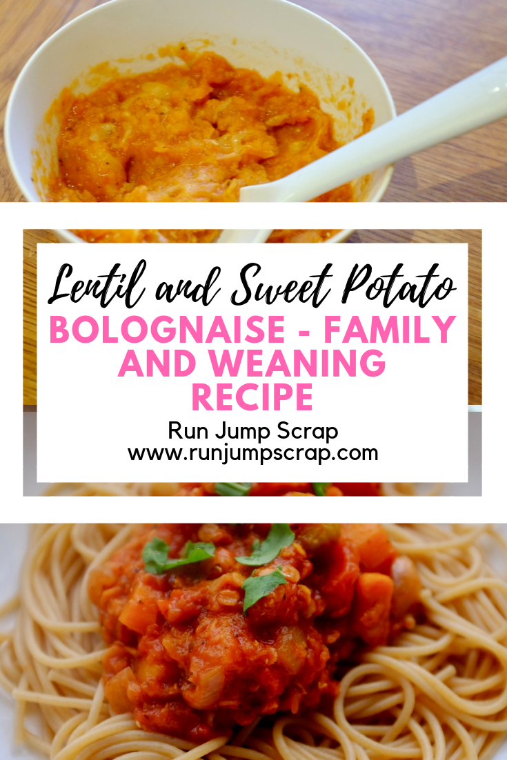 lentil and sweet potato bolognaise