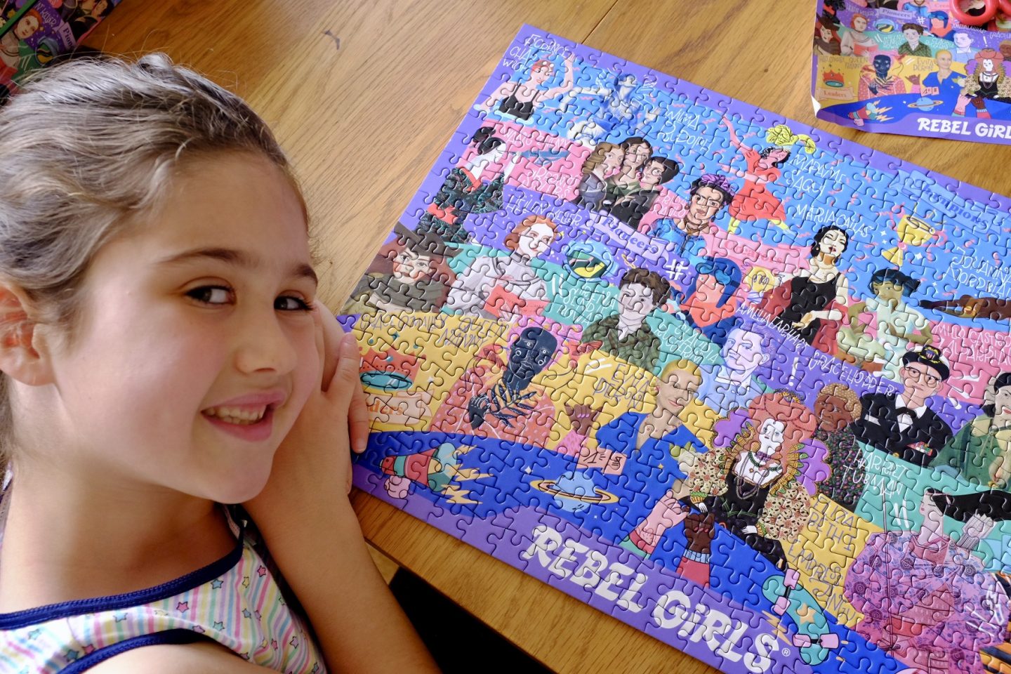 completed rebel girls 500 piece jigsaw