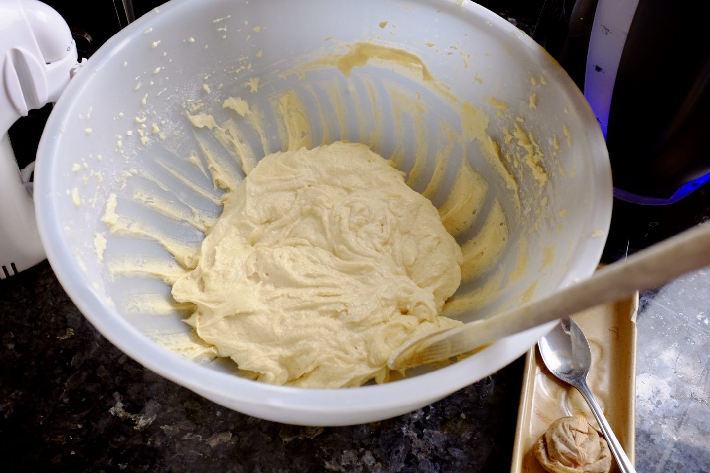 cake mix in a bowl