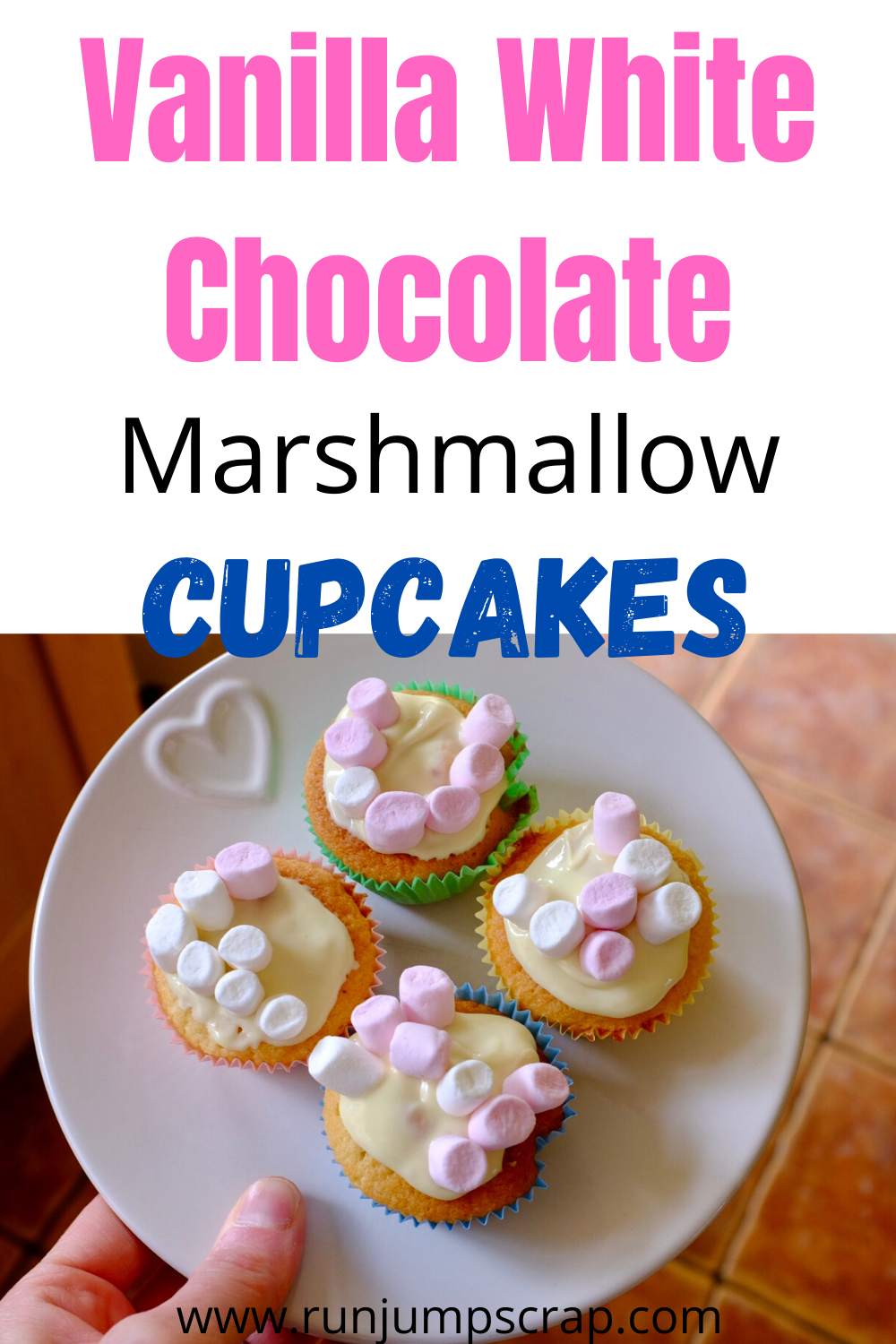 Vanilla white chocolate marshmallow cupcakes