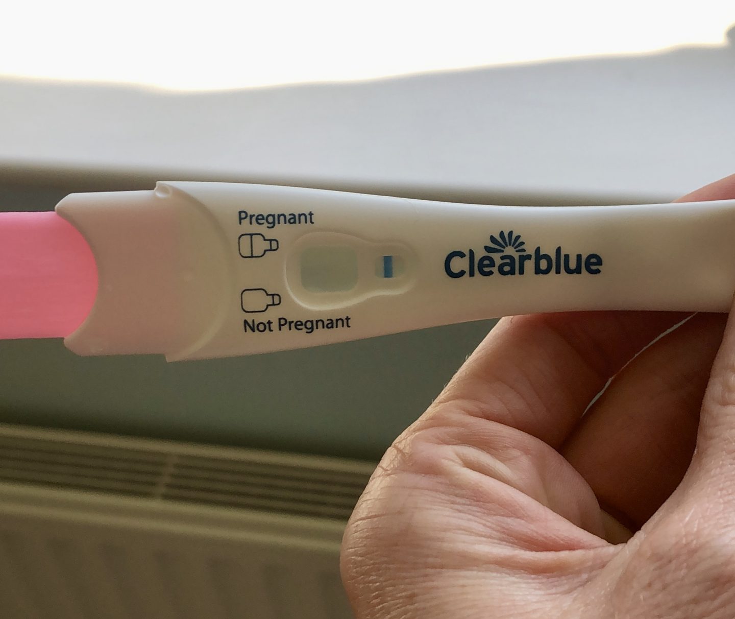 A Negative Pregnancy Test and Feeling So Relieved!