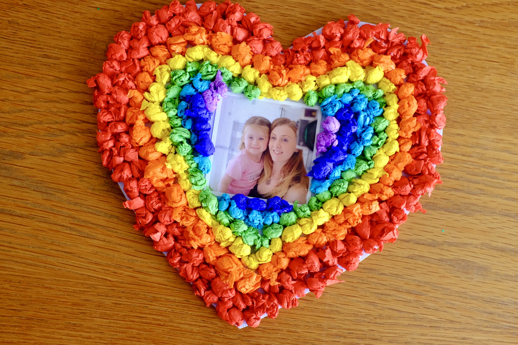 Kids Craft – Giant Tissue Paper Heart  Valentine crafts for kids,  Valentines art, Valentine crafts