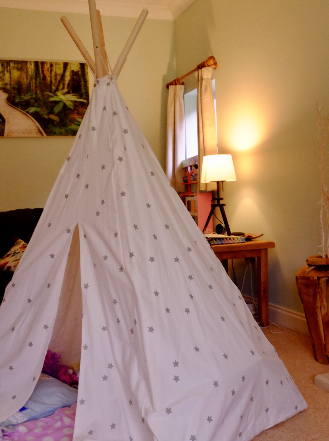 tepee in the lounge