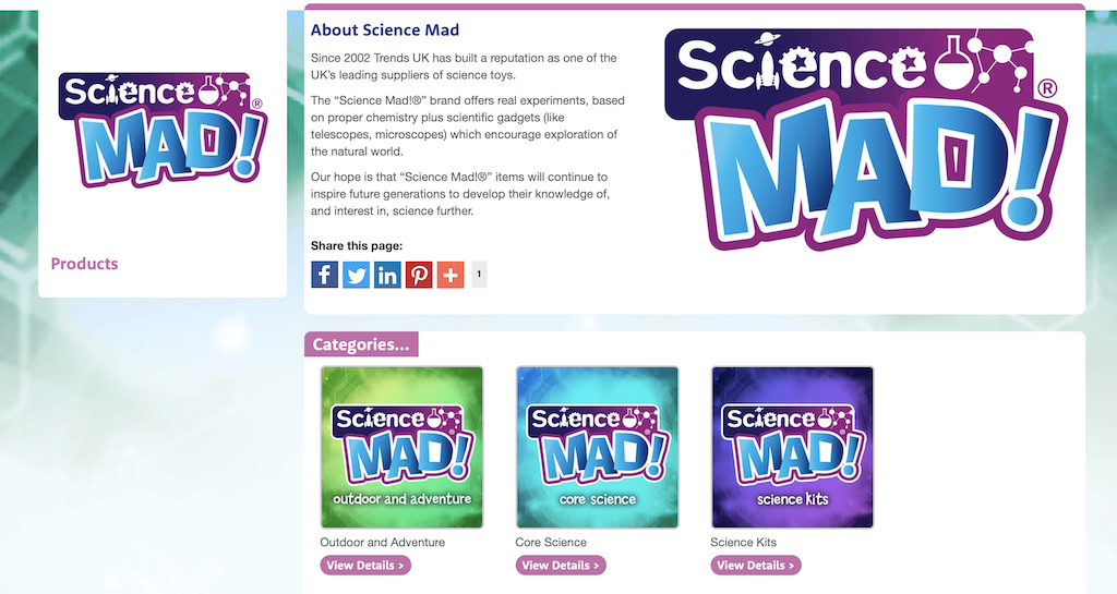 Science mad website