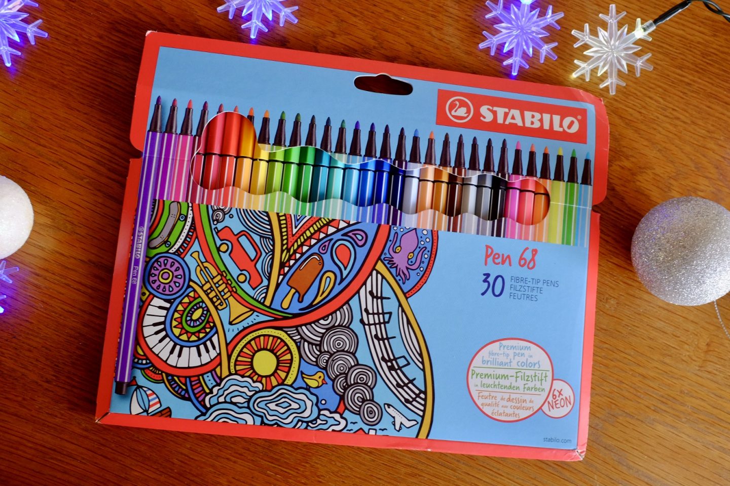 30 fibre tipped pens from Stabilo