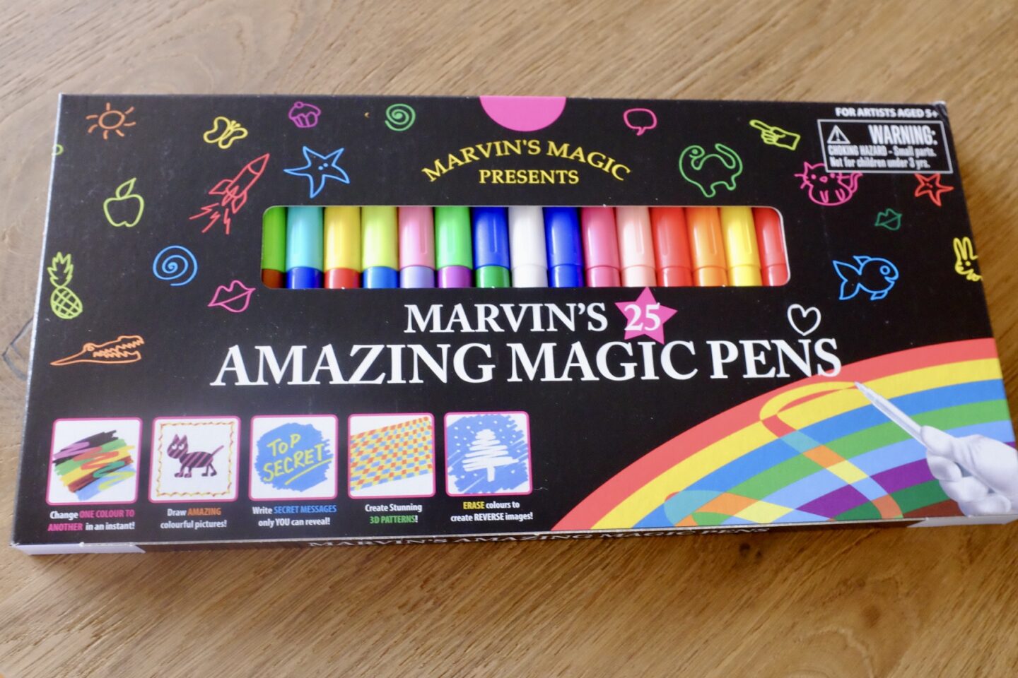 Marvin's amazing marker pens