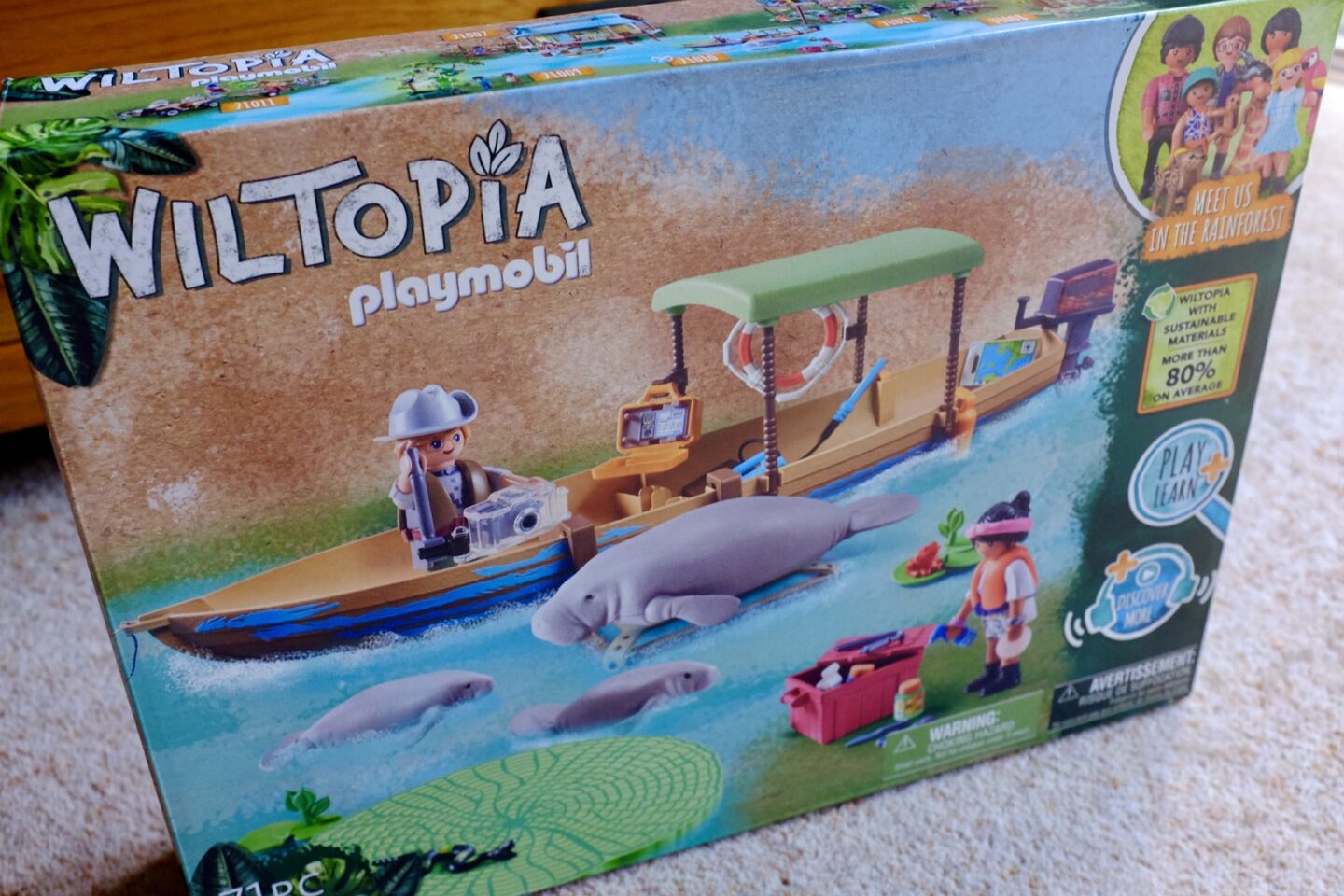 Playmobil Wiltopia Boat Trip to the Manatees